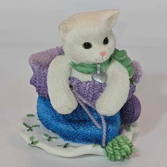 Enesco Calico Kittens "Hats Off To Friendship" 274909 - Picture 1 of 5